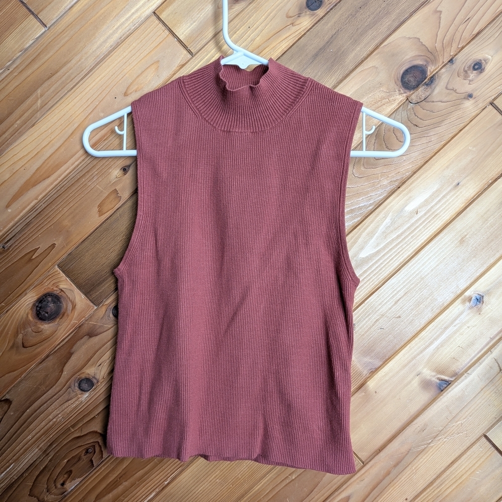 Madewell The Signature Knit Mockneck Sweater Tank

Size Large - Picture 2 of 5